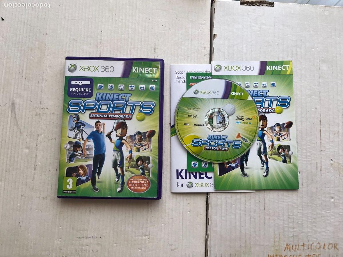 Videojuegos y consolas: KINECT SPORTS SEGUNDA TEMPORADA - XBOX 360 X360 KREATEN
