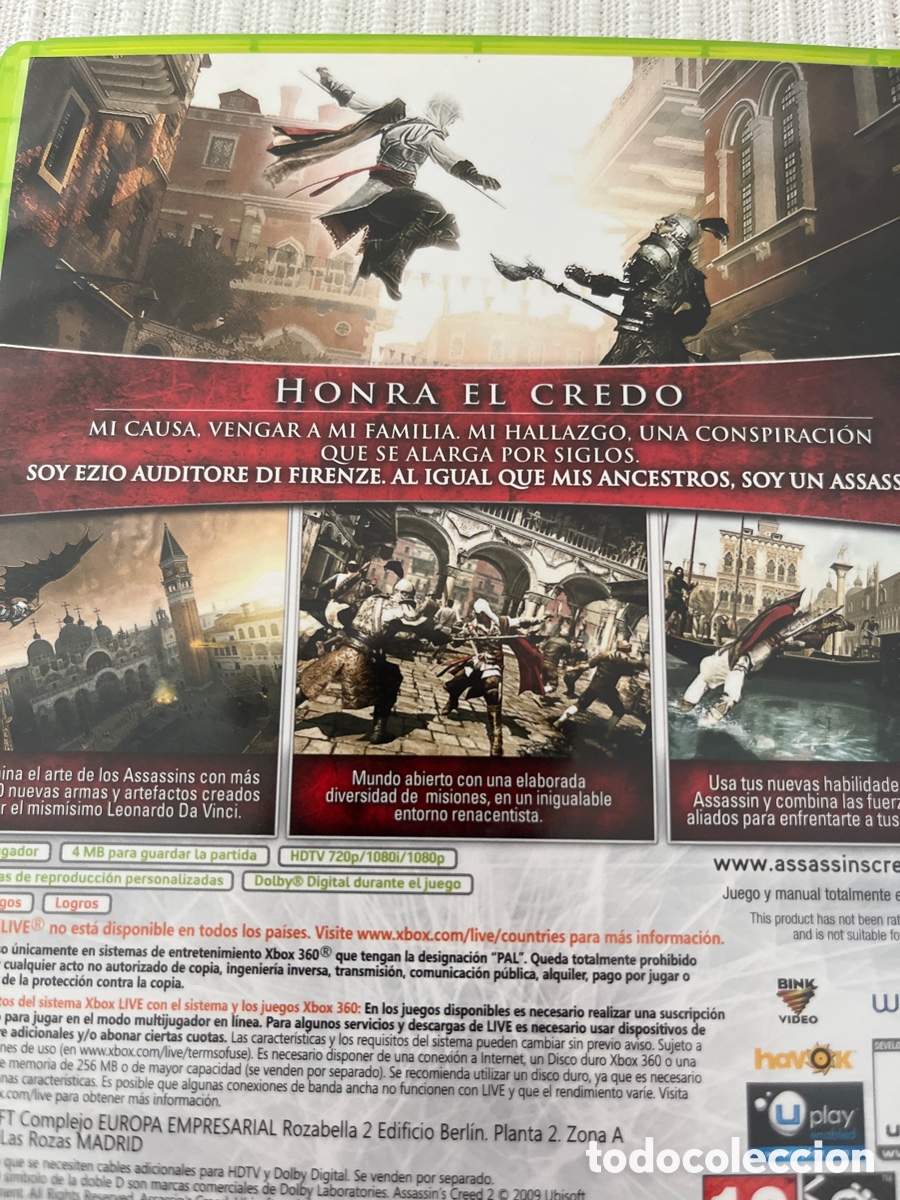 Videojuegos y consolas: Assassin&rsquo;s Creed II. Xbox 360 - Foto 9