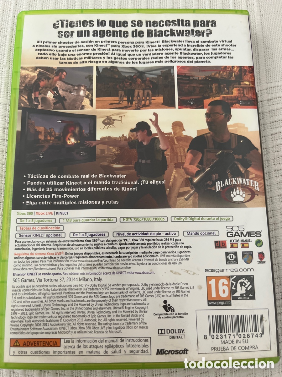 Videojuegos y consolas: Blackwater. Xbox 360 - Foto 8