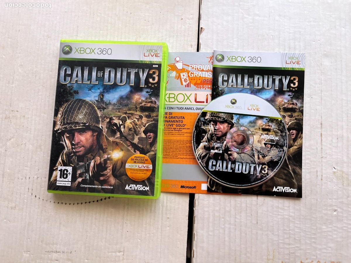 Videojuegos y consolas: CALL OF DUTY 3 - XBOX 360 X360 KREATEN