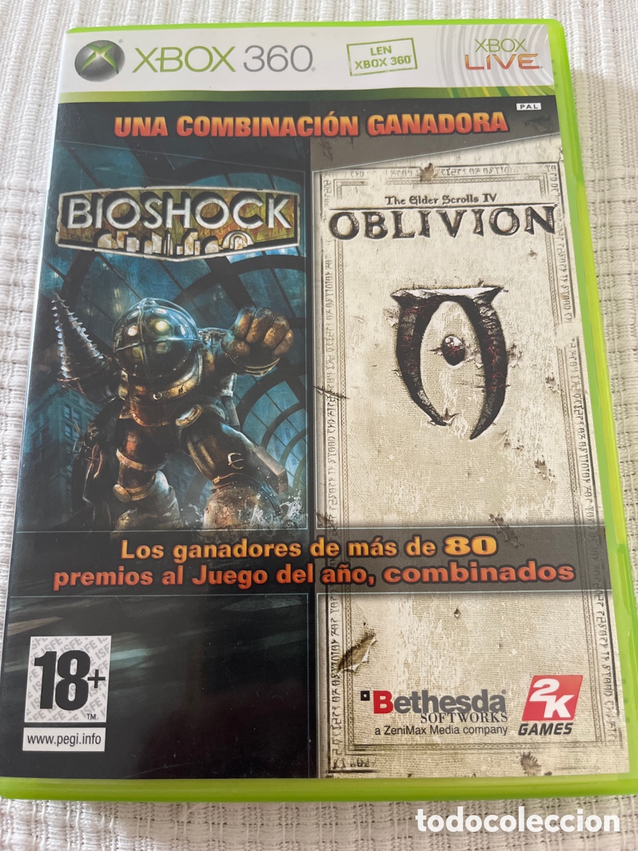 Videojuegos y consolas: Bioshock - Oblivion. Xbox 360