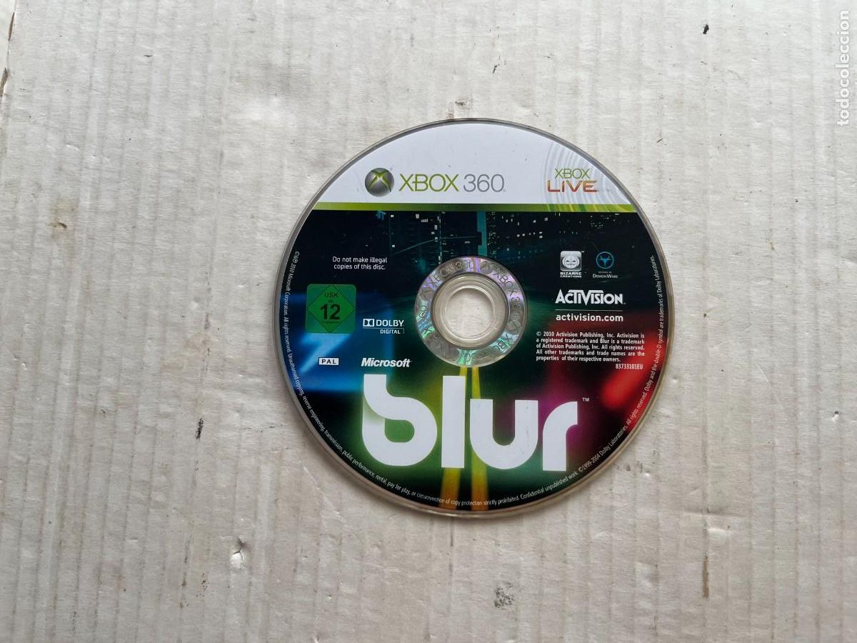 Videojuegos y consolas: BLUR - XBOX 360 X360 KREATEN