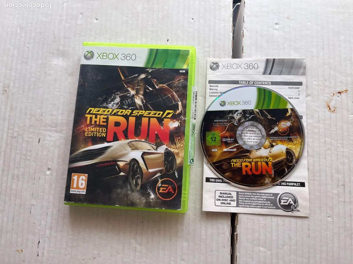 Videojuegos y consolas: NEED FOR SPEED THE RUN NFS - XBOX 360 X360 KREATEN