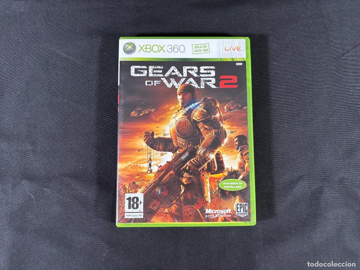 Videojuegos y consolas: Gears of War 2 Xbox 360 PAL Espa&ntilde;a Completo con Manual