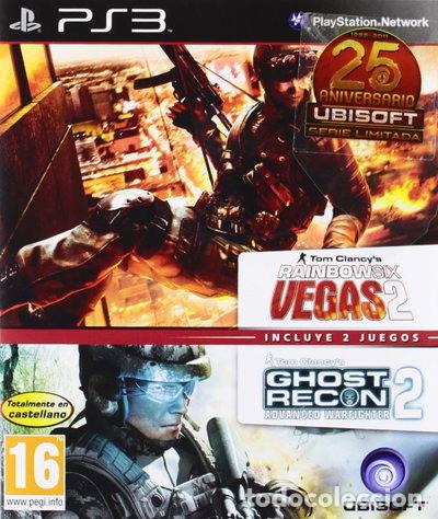 Videojuegos y consolas: Paquete Ghost Recon Advanced Warfighter 2 + Rainbow Six Vegas 2- 3307215624685