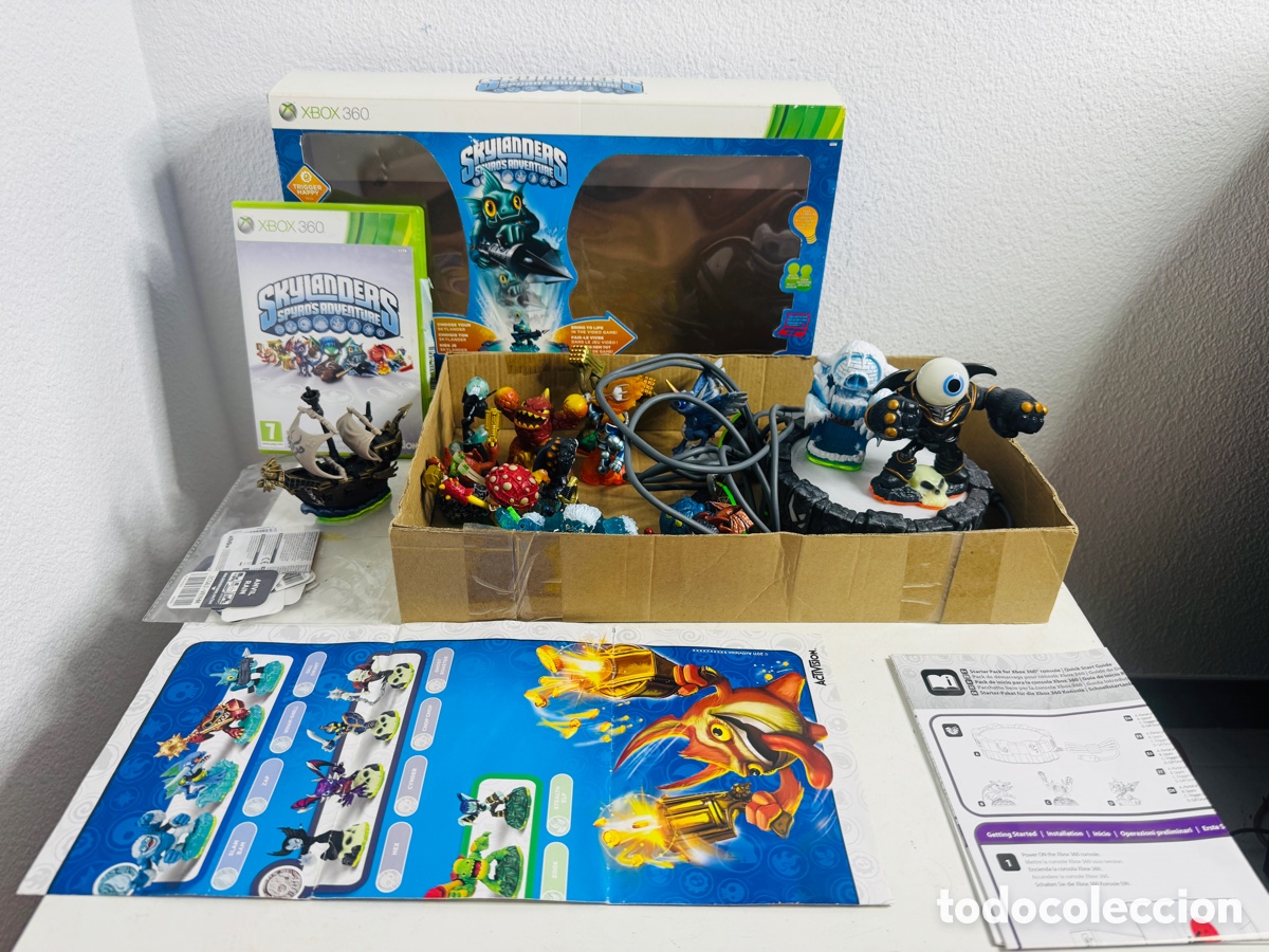 Videojuegos y consolas: Skylanders Xbox Juego con lote figuras