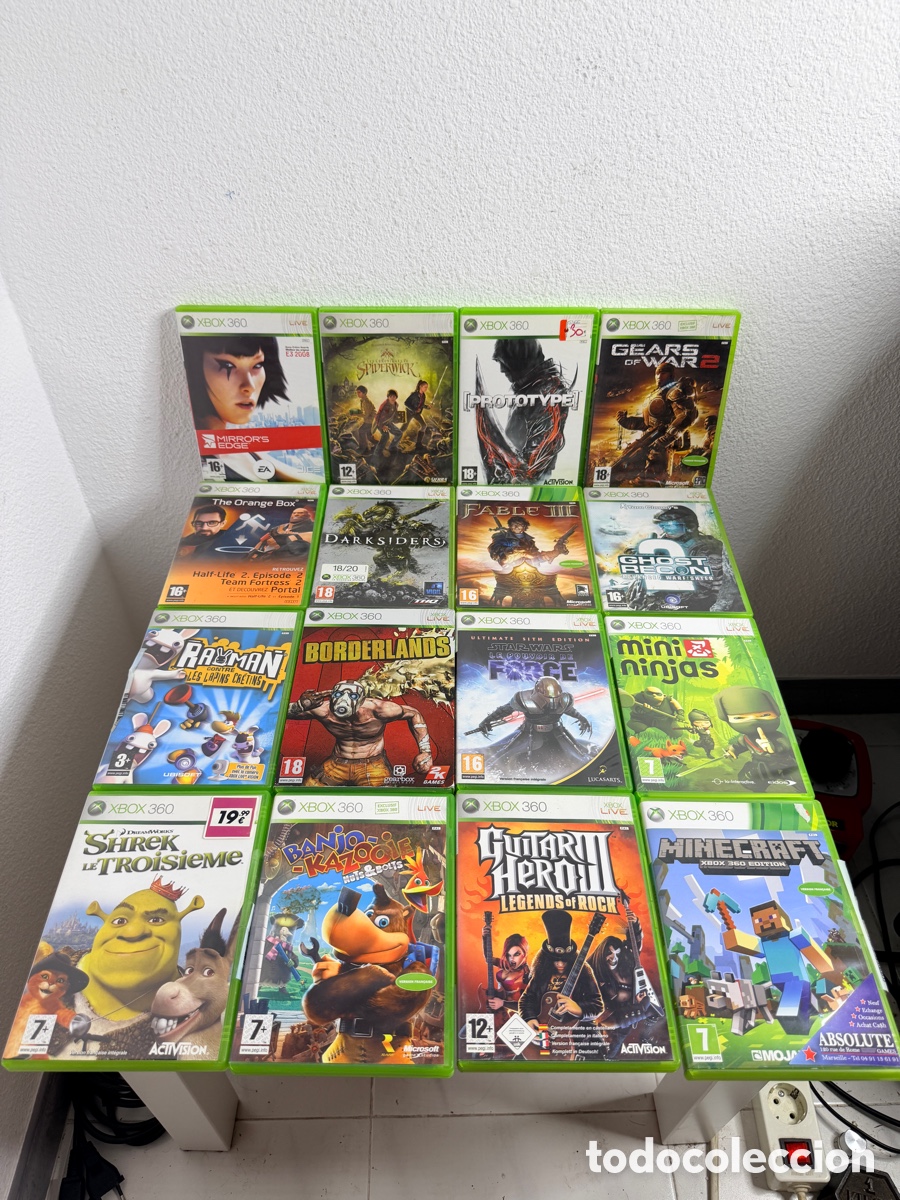 Videojuegos y consolas: Lote 16 juegos Xbox 360 Pal Fr