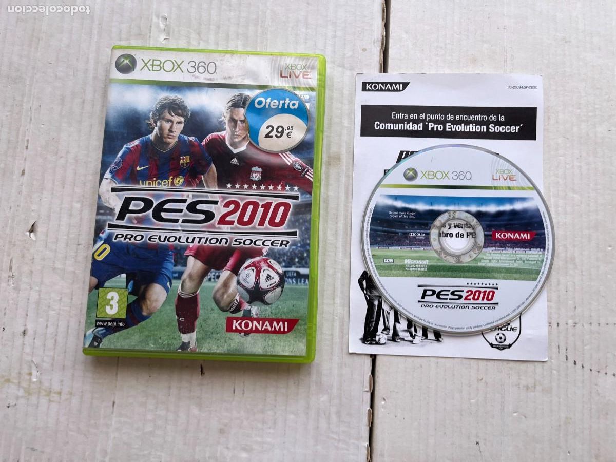 Videojuegos y consolas: PRO EVOLUTION SOCCER 2010 PES 10 - XBOX 360 X360 KREATEN