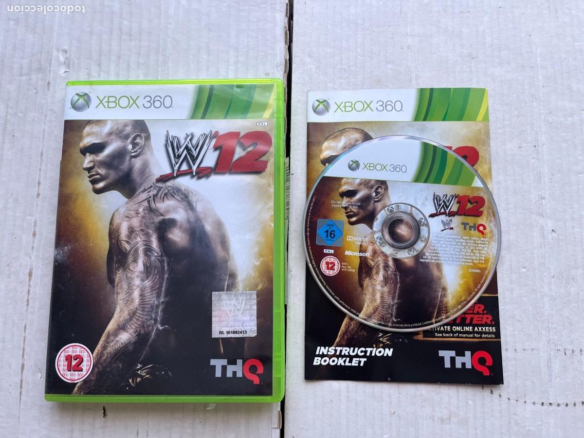 Videojuegos y consolas: WWE SMACKDOWN VS RAW 2012 W12 12 - XBOX 360 X360 KREATEN