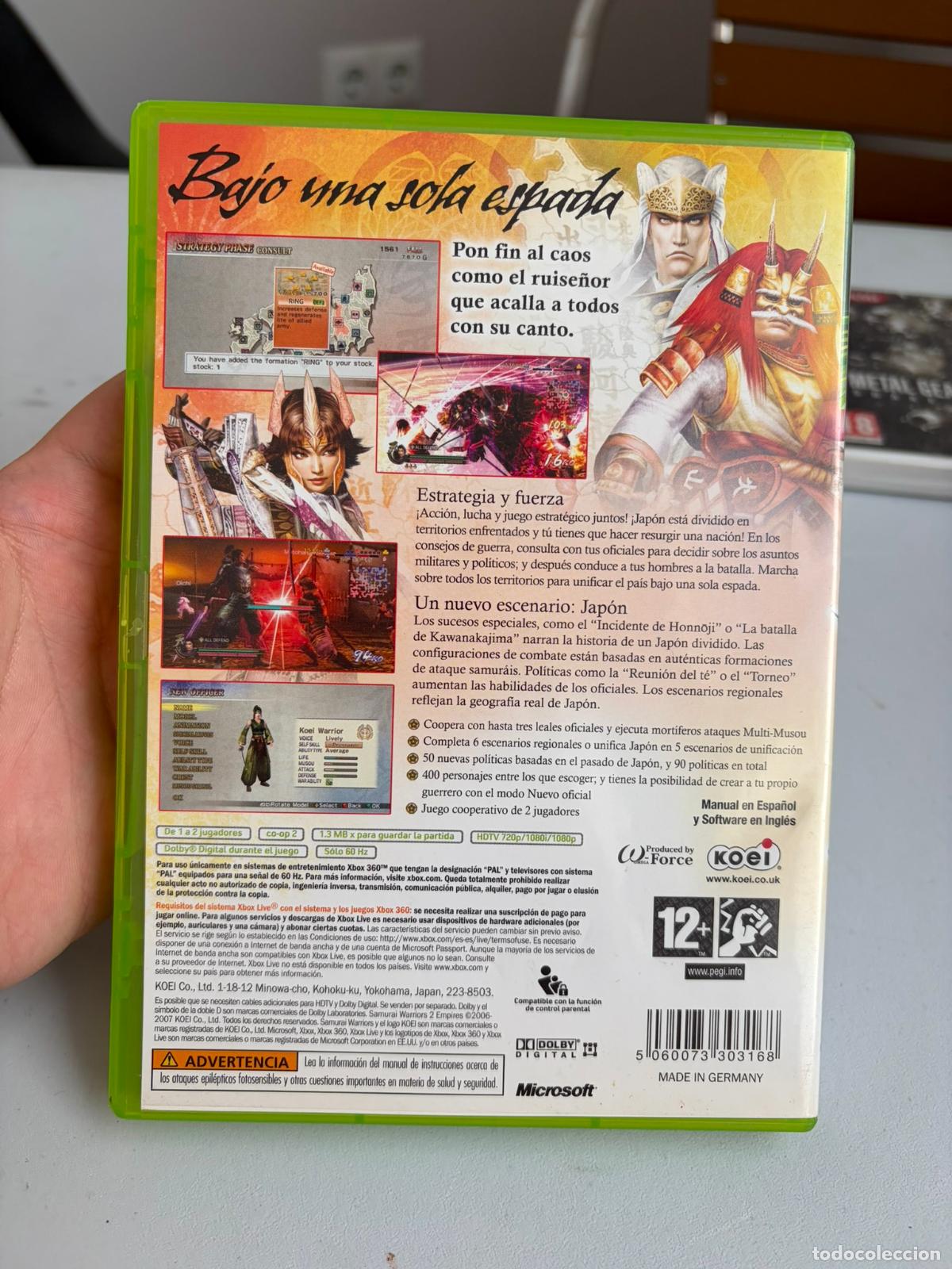 Videojuegos y consolas: Samurai warriors 2 Empires - XBOX 360 - PAL ESP - Foto 4