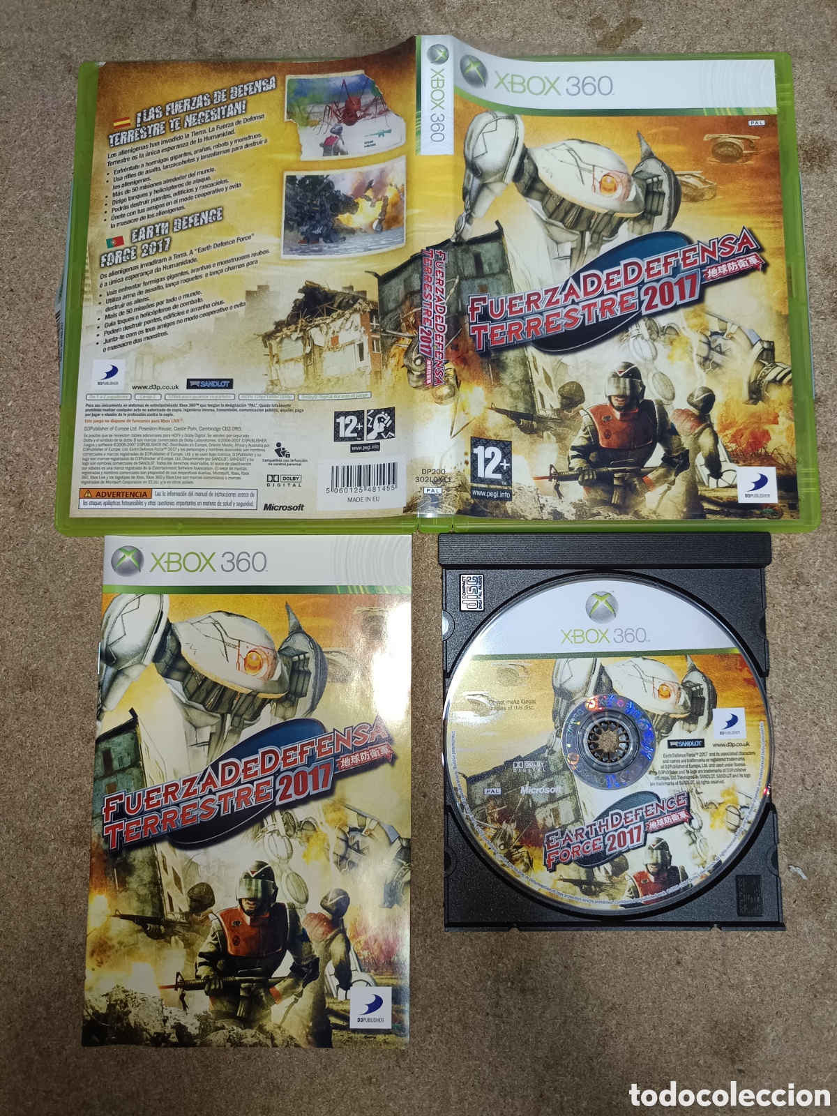 Videojuegos y consolas: XBOX 360 EARTH DEFENSE FORCE 2017 PAL ESP COMPLETO