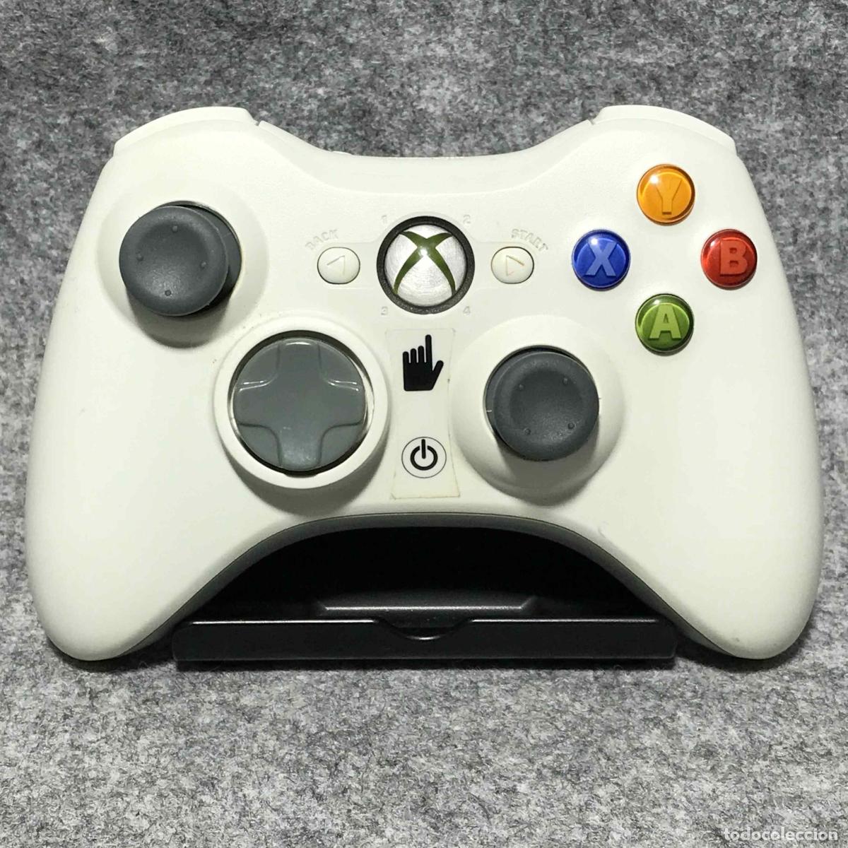 Videojuegos y consolas: WIRELESS CONTROLLER BLANCO MICROSOFT XBOX 360