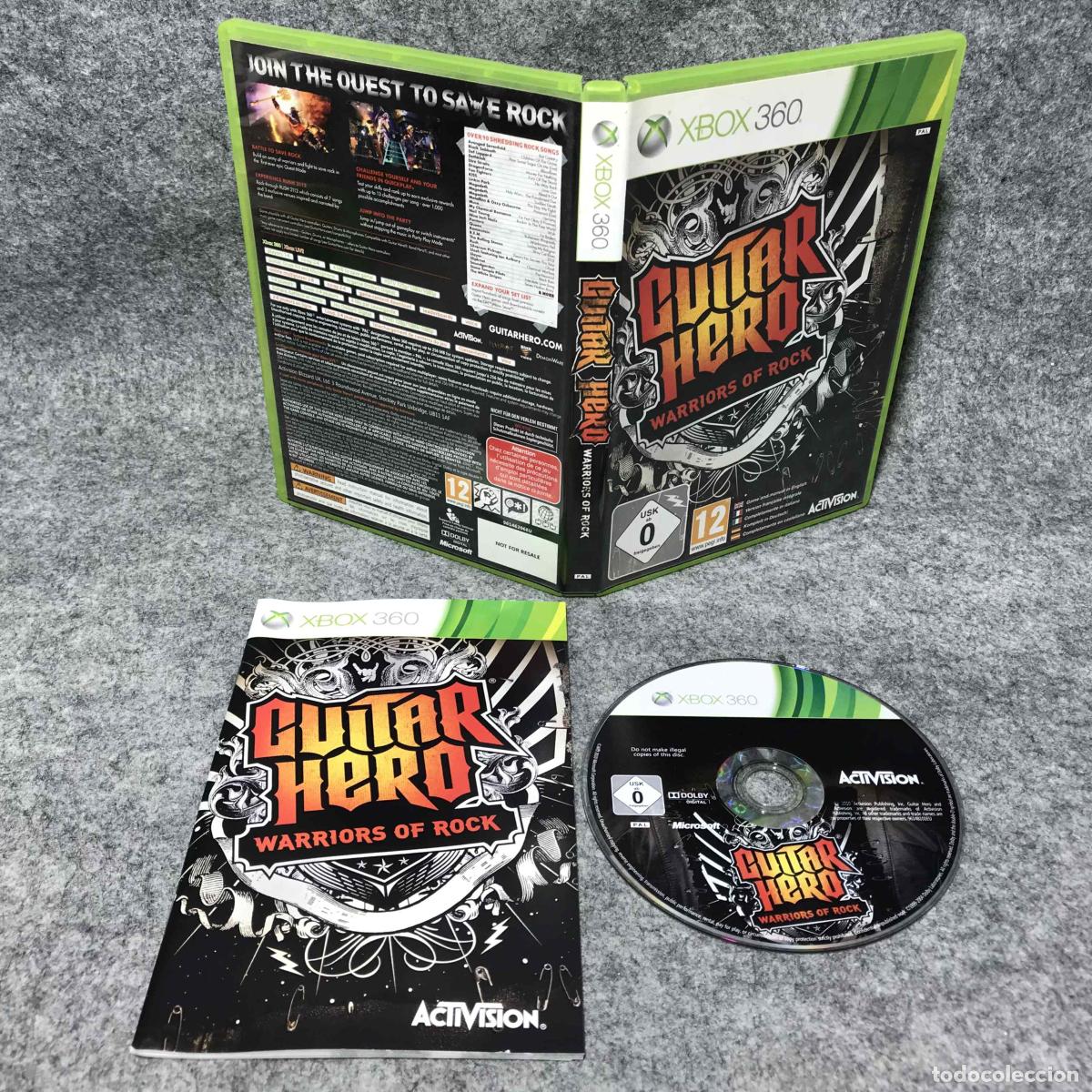Videojuegos y consolas: GUITAR HERO WARRIORS OF ROCK MICROSOFT XBOX 360