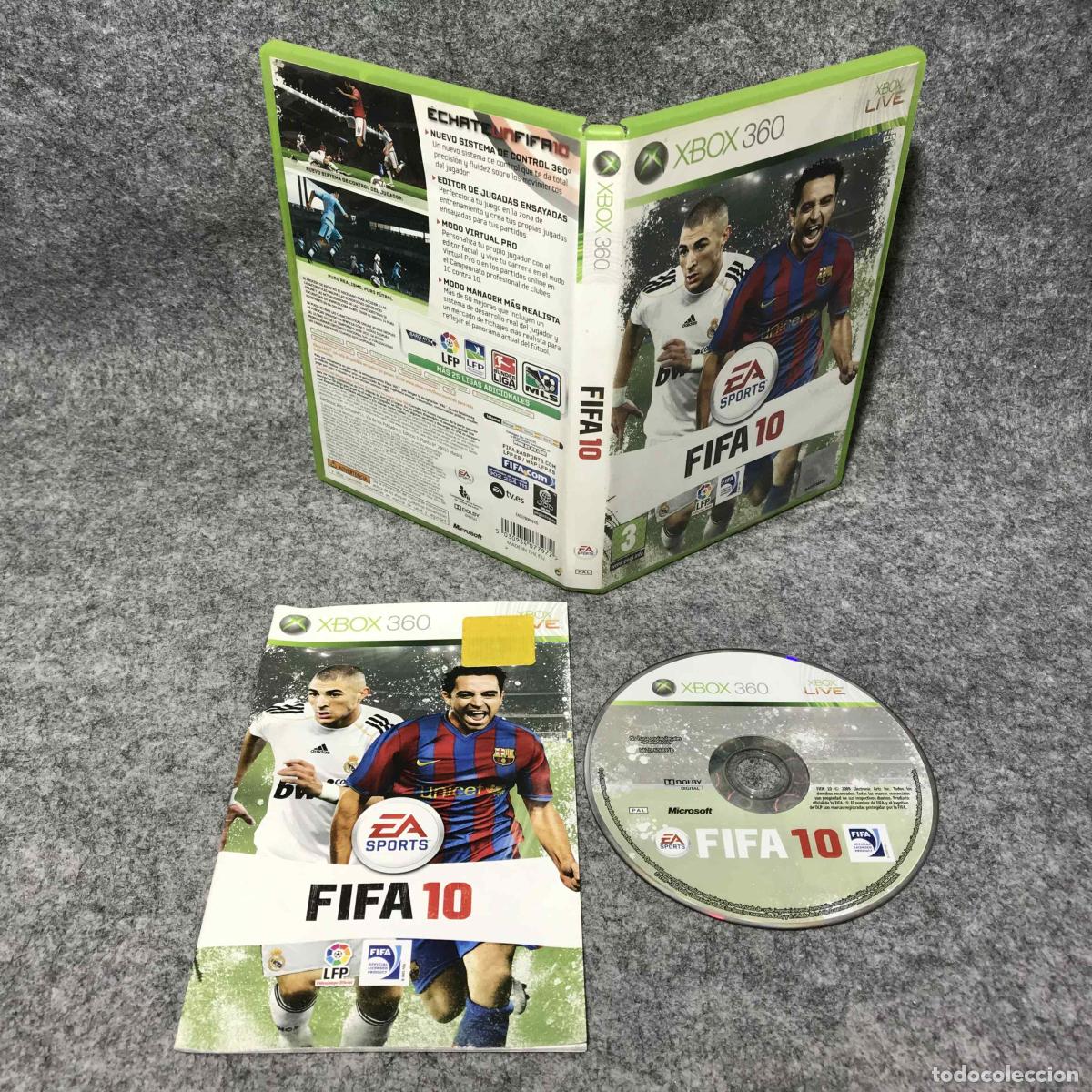 Videojuegos y consolas: FIFA 10 MICROSOFT XBOX 360