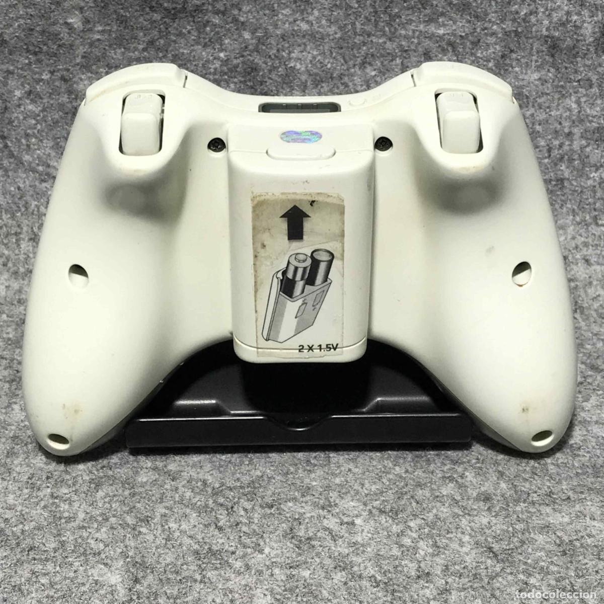 Videojuegos y consolas: WIRELESS CONTROLLER BLANCO MICROSOFT XBOX 360 - Foto 2