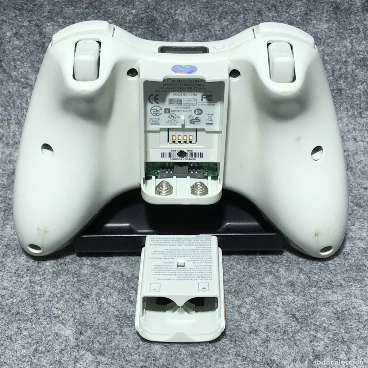 Videojuegos y consolas: WIRELESS CONTROLLER BLANCO MICROSOFT XBOX 360 - Foto 3