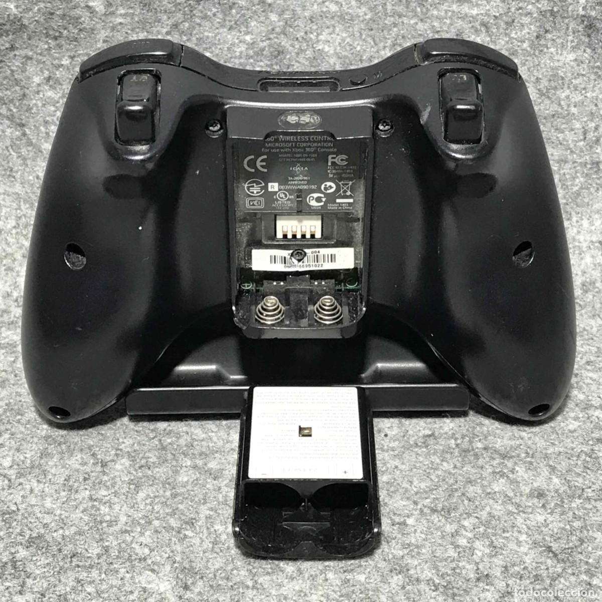 Videojuegos y consolas: WIRELESS CONTROLLER NEGRO MICROSOFT XBOX 360 - Foto 3