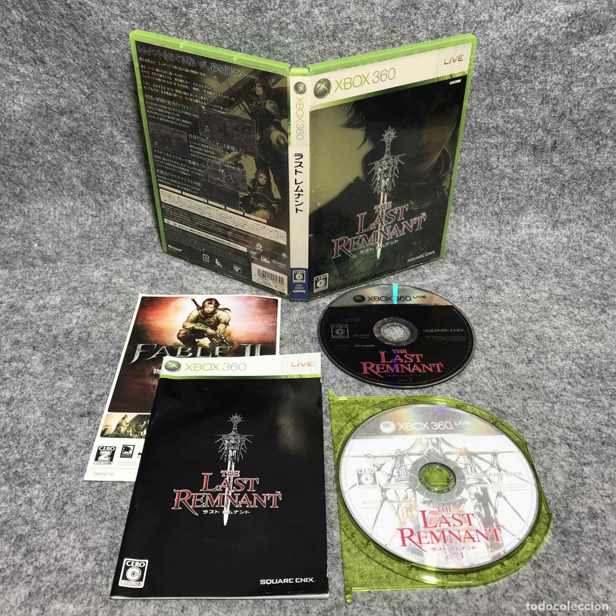 Videojuegos y consolas: LAST REMNANT JAP MICROSOFT XBOX 360