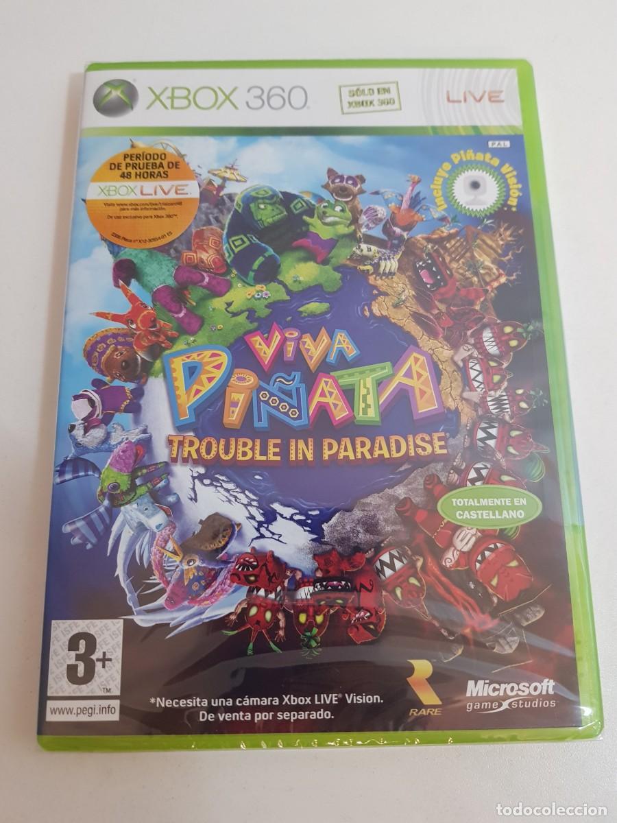 Videojuegos y consolas: Viva Pi&ntilde;ata Trouble in Paradise Xbox 360 PAL Espa&ntilde;a nuevo precintado