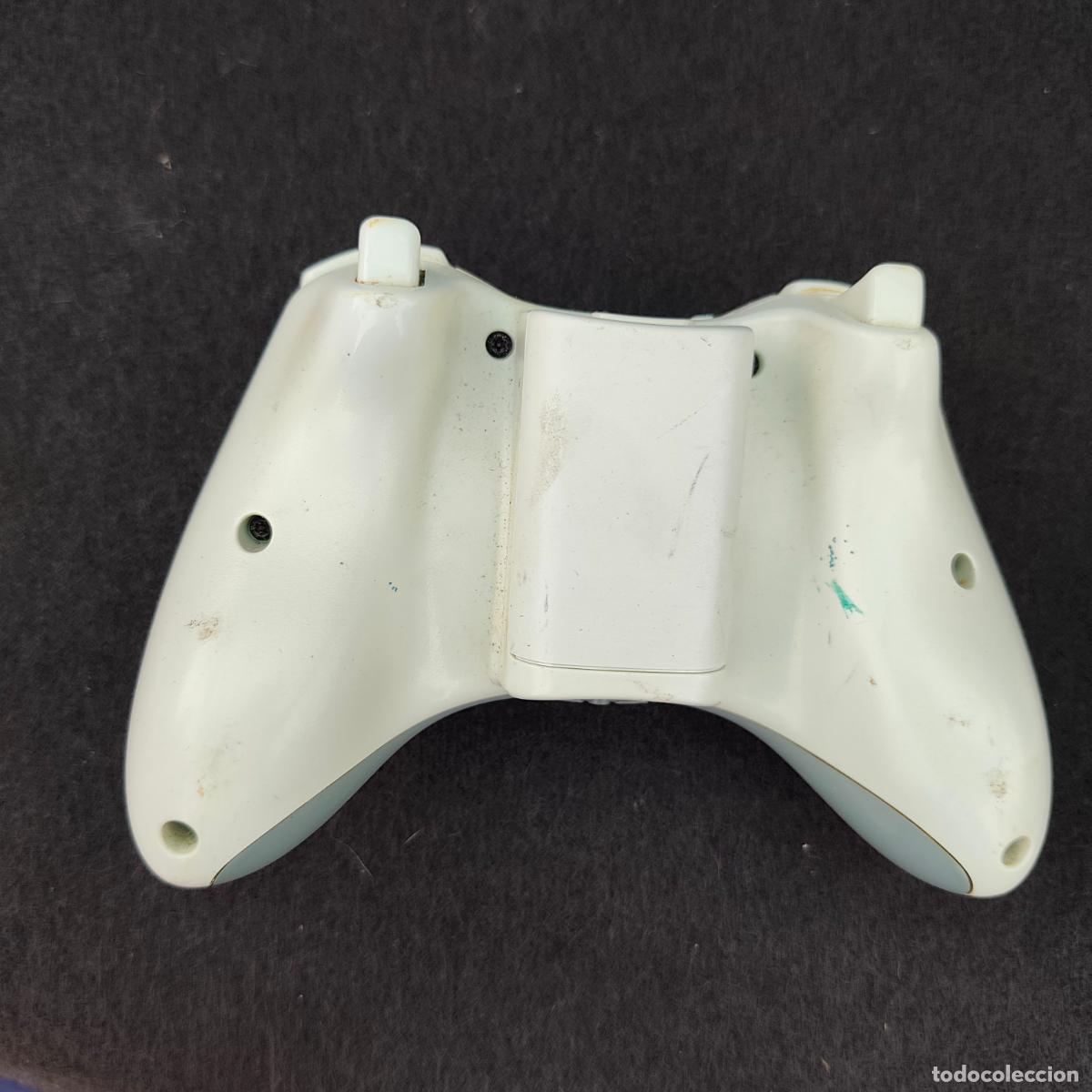 Videojuegos y consolas: Mando Microsoft Xbox 360 Blanco Original - Funciona - Foto 2