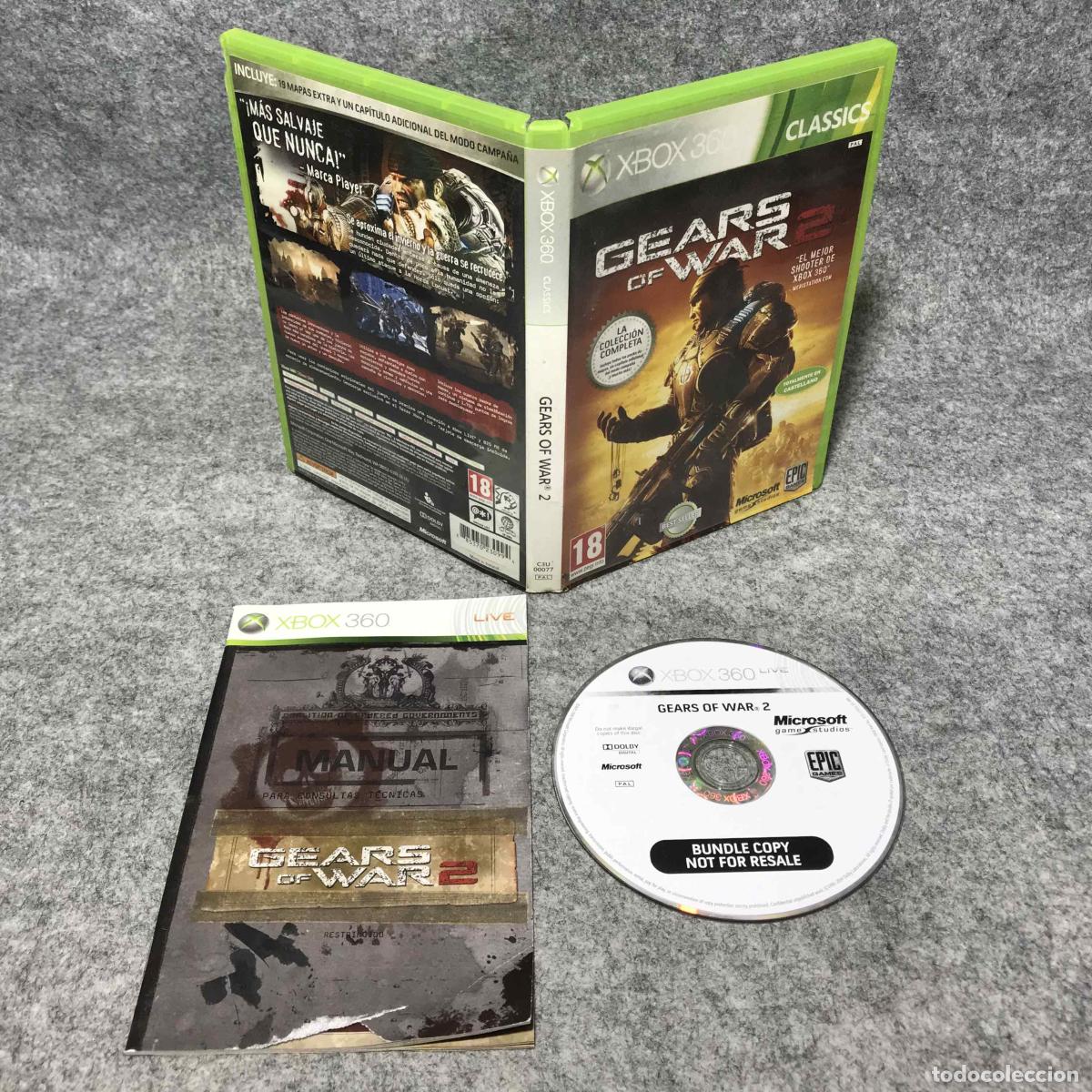 Videojuegos y consolas: GEARS OF WAR 2 MICROSOFT XBOX 360