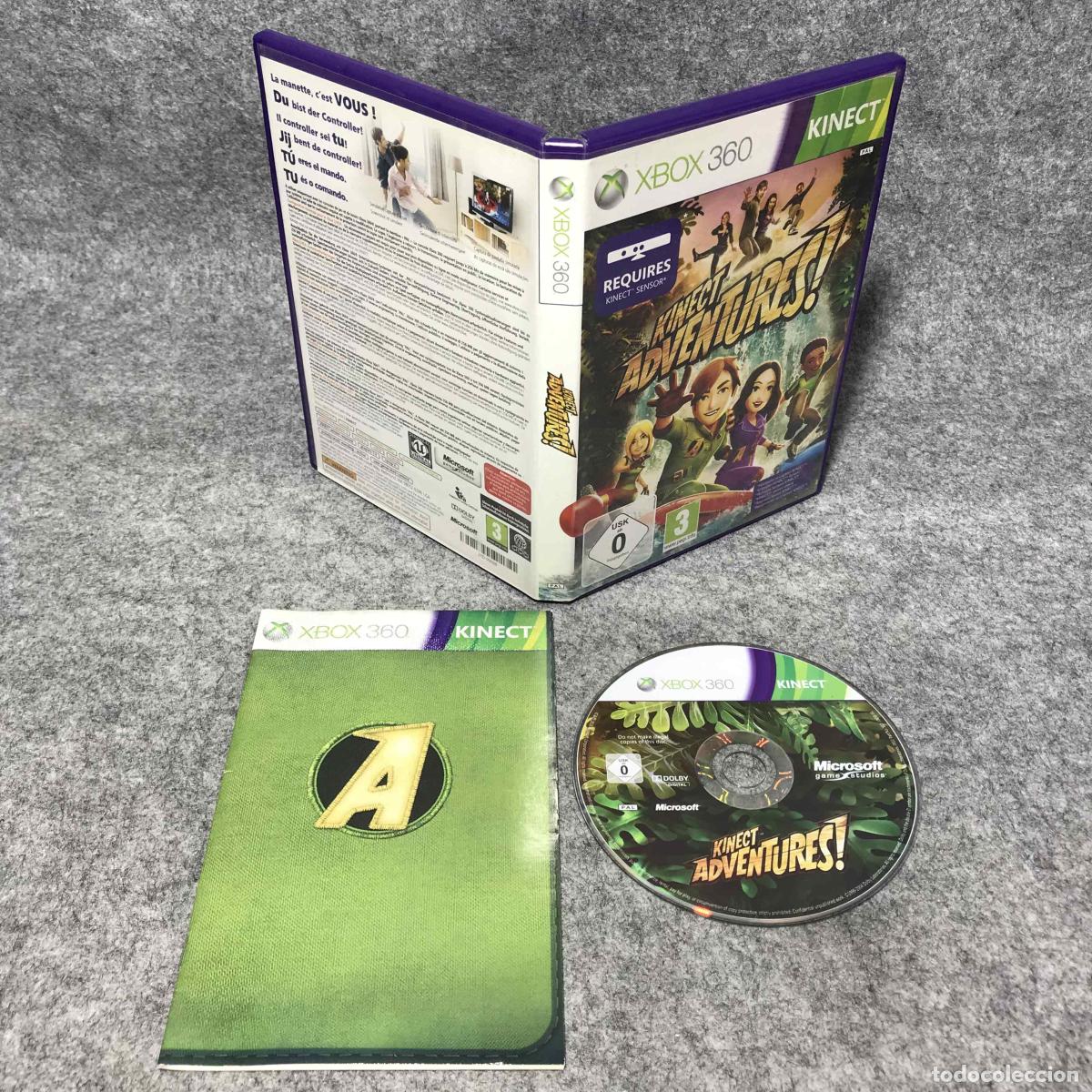 Videojuegos y consolas: KINECT ADVENTURES MICROSOFT XBOX 360