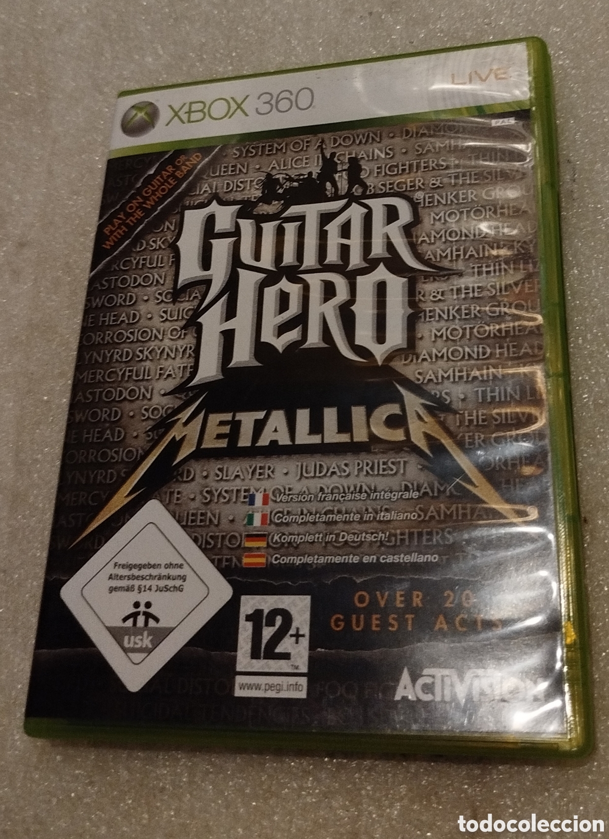 Videojuegos y consolas: Guitar Hero Metallica. XBOX 360