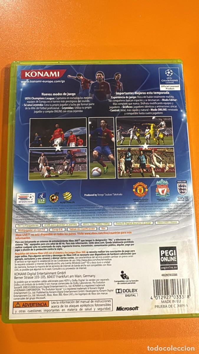 Videojuegos y consolas: Pro Evolution Soccer 2009 [Xbox 360] - Foto 2