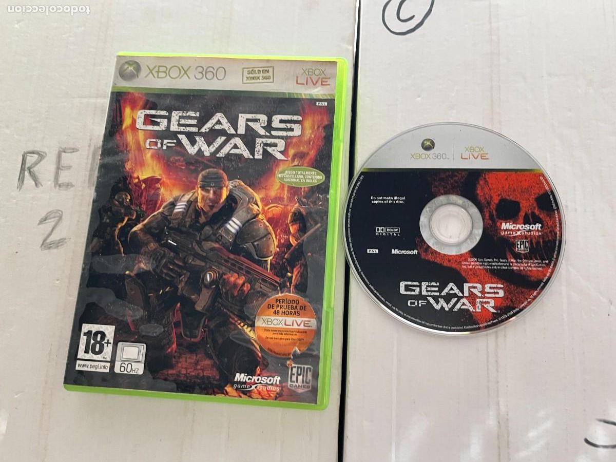 Videojogos e Consolas: gears of war 1 gear wars XBOX 360 X360 KREATEN