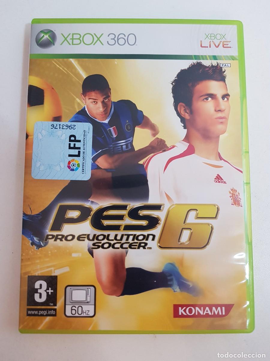 Videojuegos y consolas: Pro Evolution Soccer 6 PES 6 Microsoft Xbox 360 PAL Espa&ntilde;a Completo Original Konami