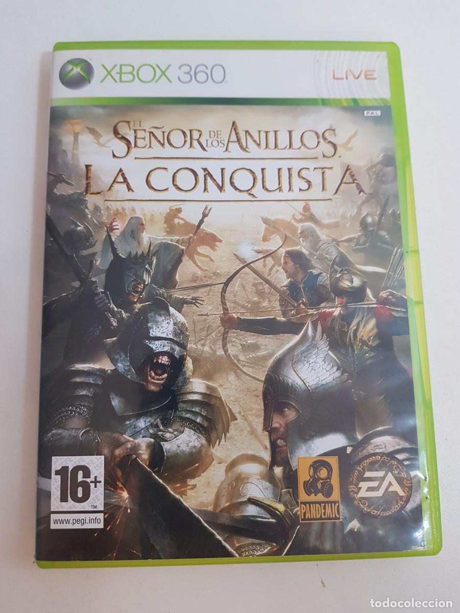 Videojuegos y consolas: El Se&ntilde;or de los Anillos La Conquista Microsoft Xbox 360 PAL Espa&ntilde;a Completo EA
