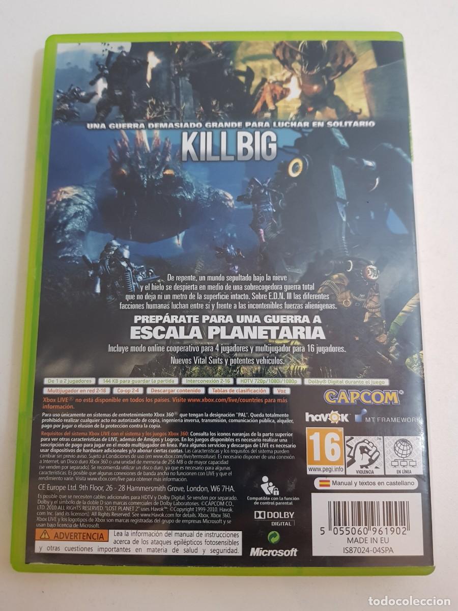 Videojuegos y consolas: Lost Planet 2 Microsoft Xbox 360 PAL Completo Original Capcom - Foto 2
