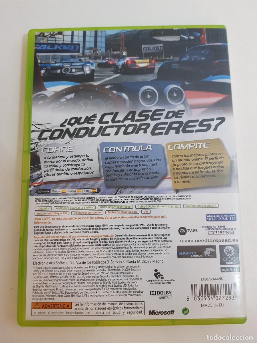 Videojuegos y consolas: Need for Speed Shift Microsoft Xbox 360 PAL Completo Original Electronic Arts - Foto 3