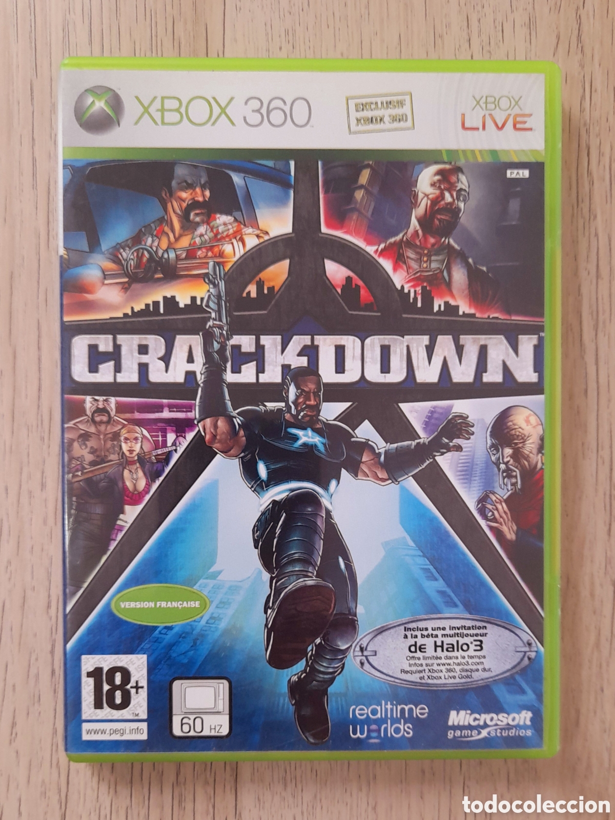 Videojuegos y consolas: Crackdown - XBOX 360 Pal/FR CIB Probado - Foto 1