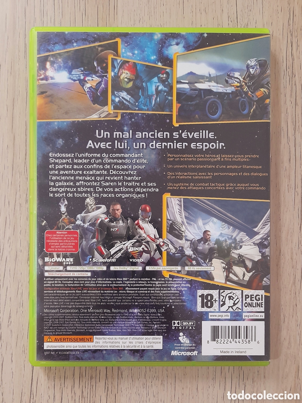 Videojuegos y consolas: Mass Effect - XBOX 360 Pal/FR CIB Probado - Foto 2