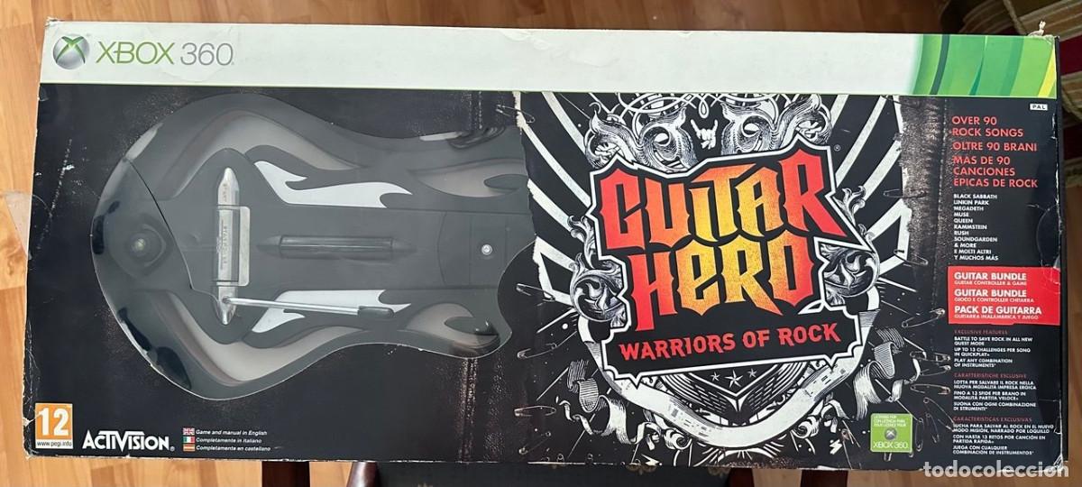 Videojuegos y consolas: Guitar Hero Warriors of Rock Xbox 360 Pack con Guitarra Completo PAL ESP ITA