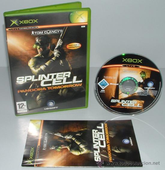 Videojuegos y consolas: SPLINTER CELL PANDORA TOMORROW XBOX PRIMERA EDICION ESPA&Ntilde;OLA IMPECABLE - Foto 1