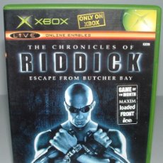 Videogiochi e Consoli: THE CHRONICLES OF RIDDICK ESCAPE FROM BUTCHER DAY XBOX PAL UK EN INGLES X-BOX