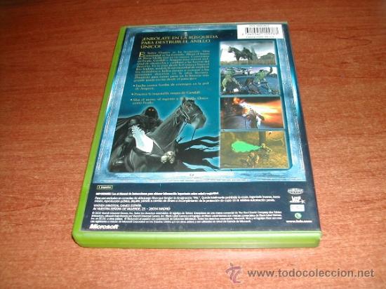 Videojuegos y consolas: EL SE&Ntilde;OR DE LOS ANILLOS - LA COMUNIDAD DEL ANILLO - XBOX - REF&ordf; (JC) - Foto 2