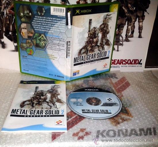 Videojuegos y consolas: METAL GEAR SOLID 2 SUBSTANCE XBOX PAL ESPA&Ntilde;A IMPECABLE SOLID SNAKE HIDEO KOJIMA - Foto 1