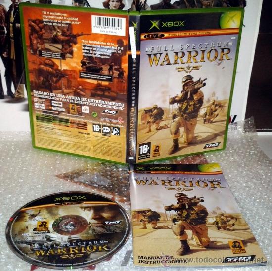 Videojuegos y consolas: FULL SPECTRUM WARRIOR XBOX PAL ESPA&Ntilde;A COMPLETO - Foto 1