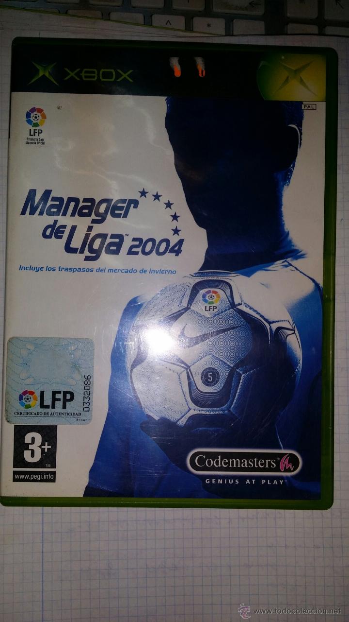 Videojuegos y consolas: Juego de xbox Manager de Liga 2004 - Foto 1