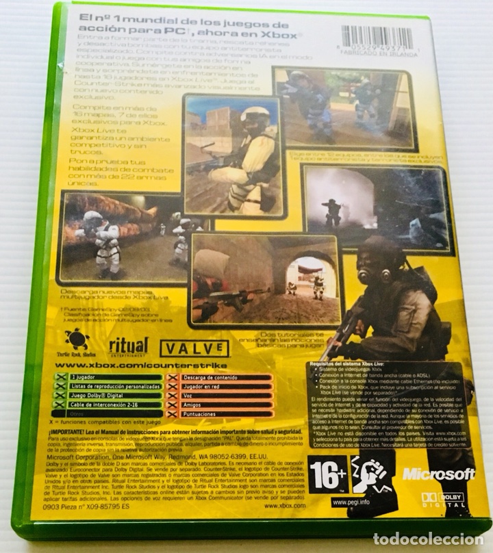 Videojuegos y consolas: Counter Strike [Valve] 2003 XBOX Classic [PAL] - Foto 2