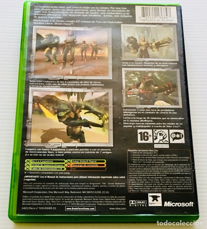 Videojuegos y consolas: Brute Force [Microsoft Games Studio / Digital Anvil] 2003 XBOX Classic [PAL] - Foto 2