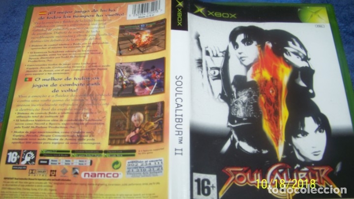 Videojuegos y consolas: SOULCALIBUR II MICROSOFT XBOX PAL ESP - Foto 1