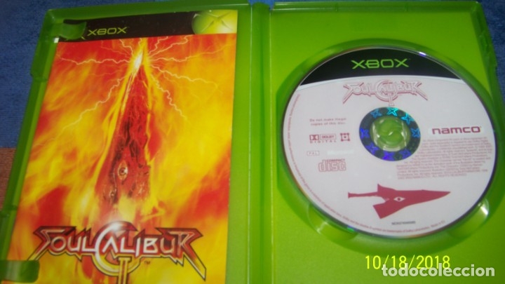 Videojuegos y consolas: SOULCALIBUR II MICROSOFT XBOX PAL ESP - Foto 2
