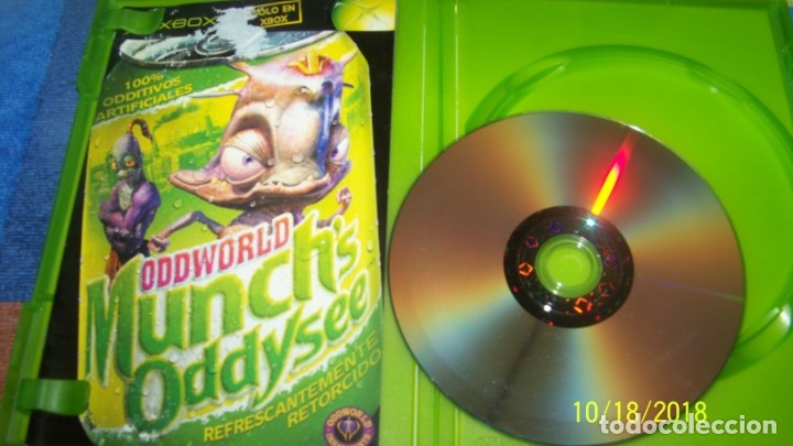 Videojuegos y consolas: ODDWORLD MUNCHS ODDYSSE XBOX pal Espa&ntilde;a - Foto 3