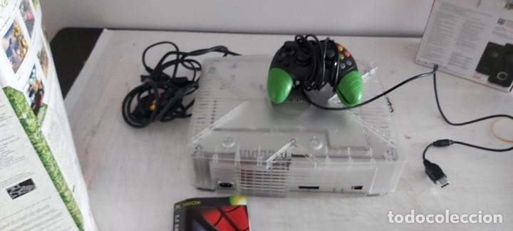 Videojuegos y consolas: ANTIGUA CONSOLA XBOX TRASPARENTE LA PRIMERA XBOX - Foto 8