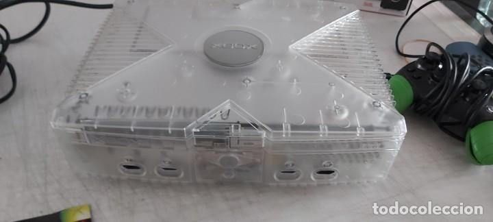Videojuegos y consolas: ANTIGUA CONSOLA XBOX TRASPARENTE LA PRIMERA XBOX - Foto 10