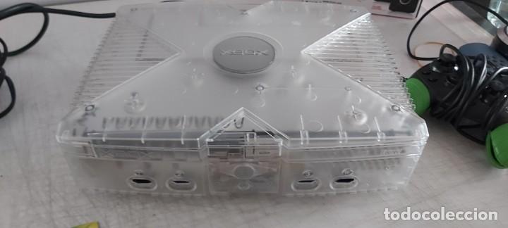 Videojuegos y consolas: ANTIGUA CONSOLA XBOX TRASPARENTE LA PRIMERA XBOX - Foto 11